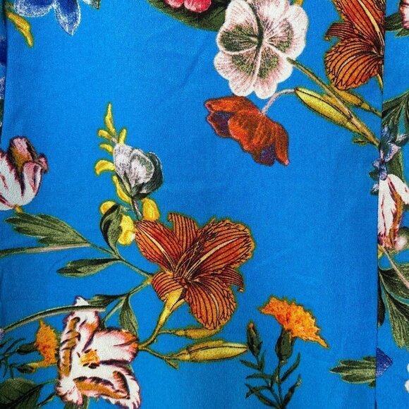 Calvin Klein Blue Floral Summer Dress - Picture 10 of 14